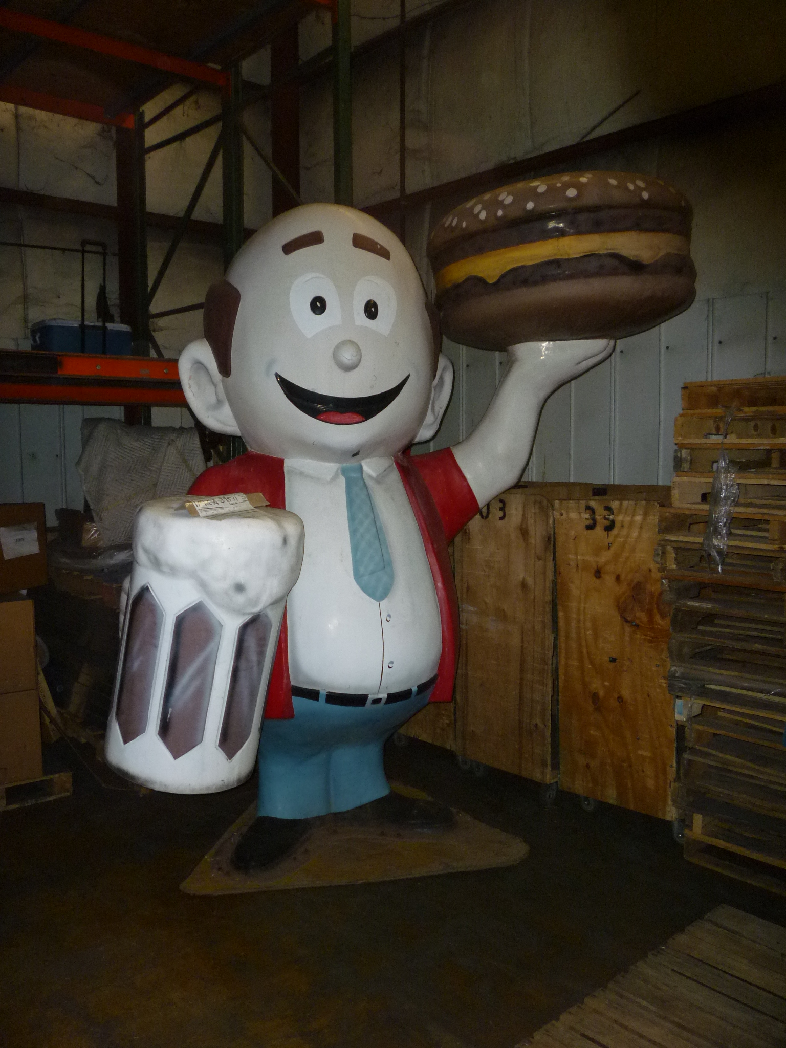 Huge Burger Boy A&W Statue « Obnoxious Antiques