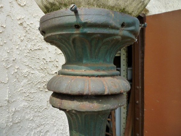 Antique Art Deco Cast Iron City Hall Lamp Post « Obnoxious Antiques