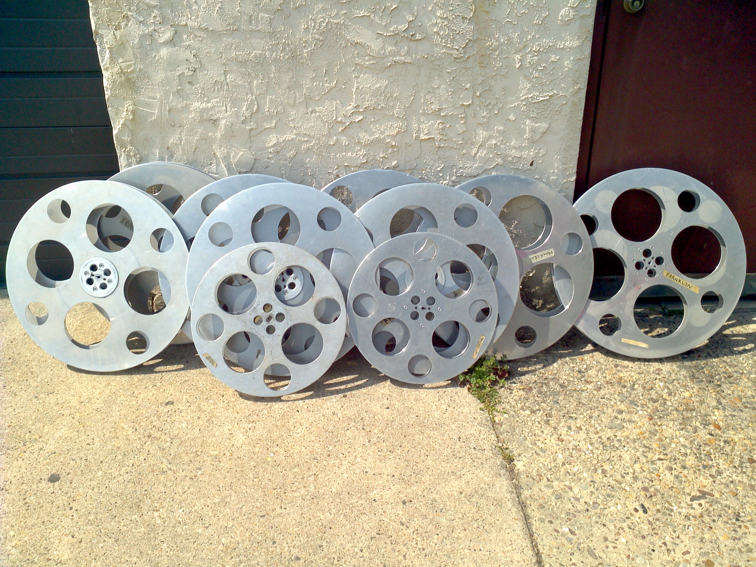Group of Early Movie Theater Reels « Obnoxious Antiques