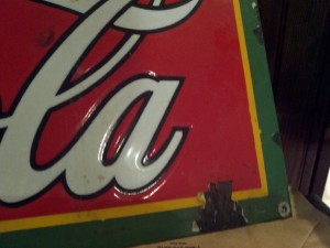coke porcelain sign 3