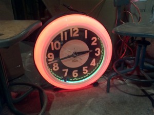 neon cleveland clock 2