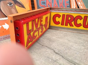 sideshow circus alive animated signs 3