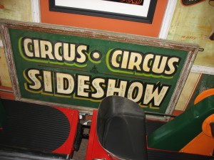 circus sideshow panel