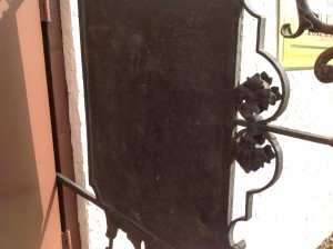 trade sign forged metal 1