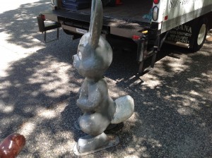 miniature golf rabbit a 2