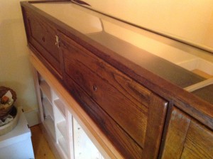 display case antique 8ft 6