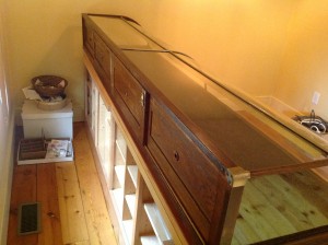display case antique 8ft 8