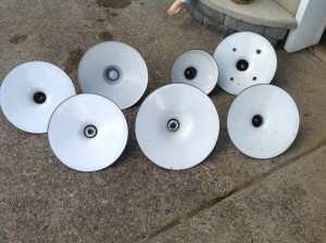 gas station light shades