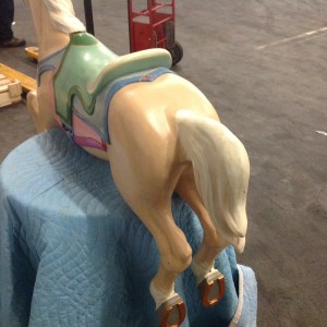 carousel horse baige
