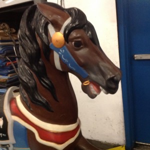carousel horse black3