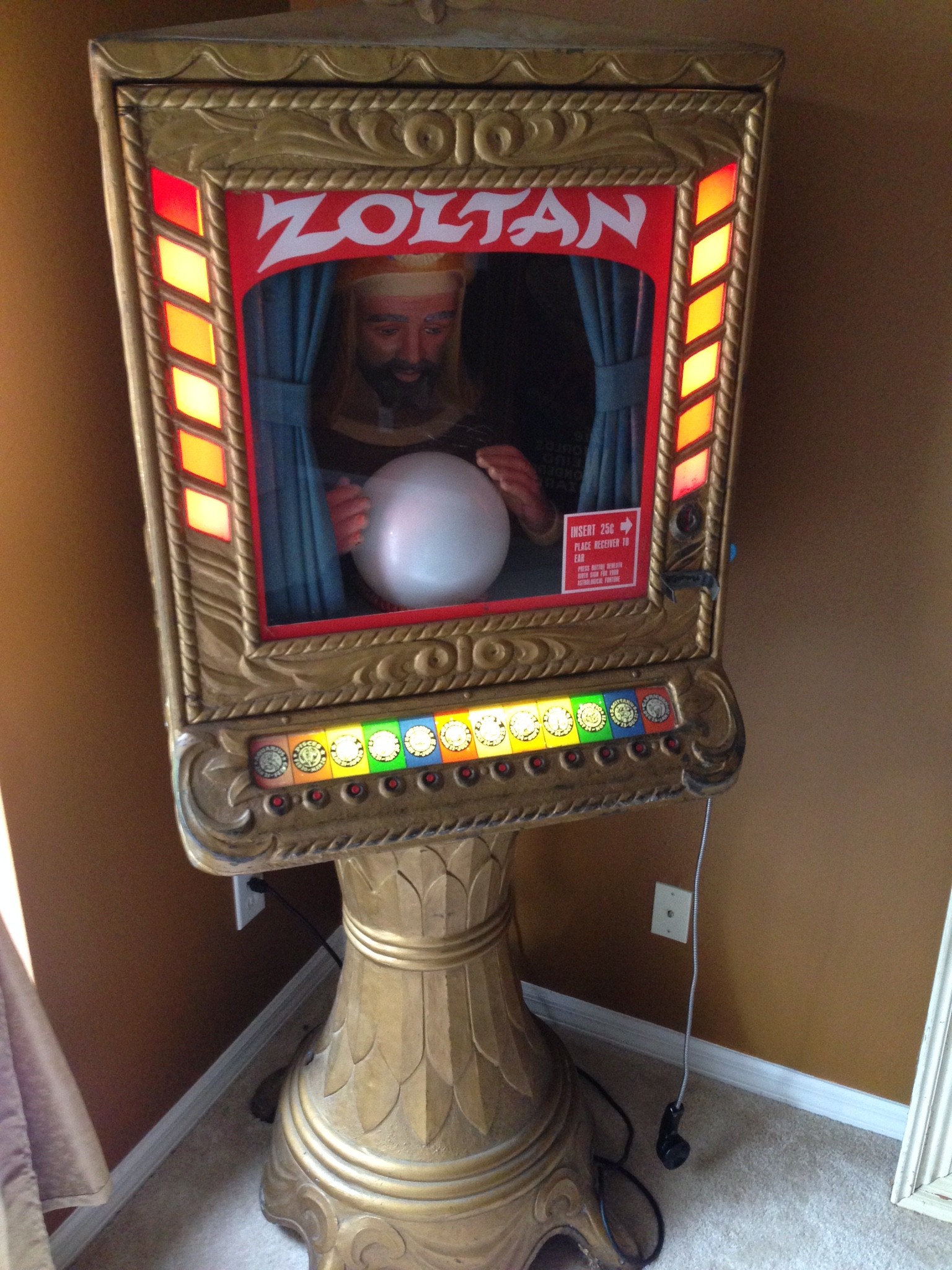 Zoltan Penny Arcade Fortune Teller Machine « Obnoxious 