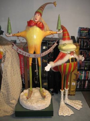 christmas store display  brewster and the krinkles