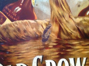 sign whisket tin litho 3