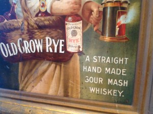 sign whisket tin litho 9