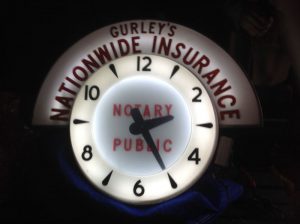 neon clock insurance