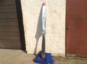 airplane prop aluminum 9