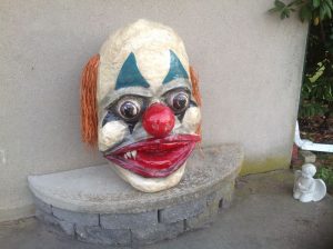 clown head paper mache 4