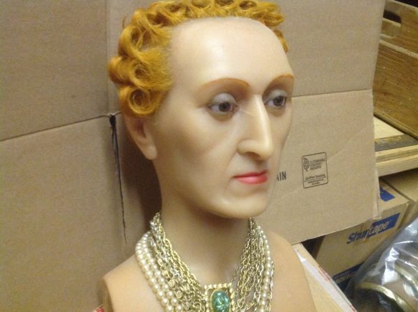 Vintage Wax Museum Queen Elizabeth Wax Head « Obnoxious 