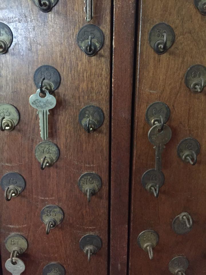 Antique Oak Hotel Key Holder Revolving Door « Obnoxious Antiques