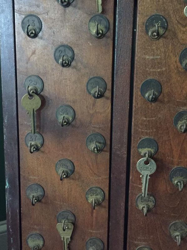 Antique Oak Hotel Key Holder Revolving Door Cabinet « Obnoxious Antiques