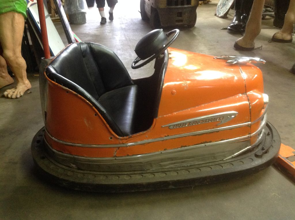 1950 s Mid Century Amusement Park Lusse Auto Scooter Bumper Car 1950-s-mid-century-amusement-park-lusse-auto-scooter-bumper-car