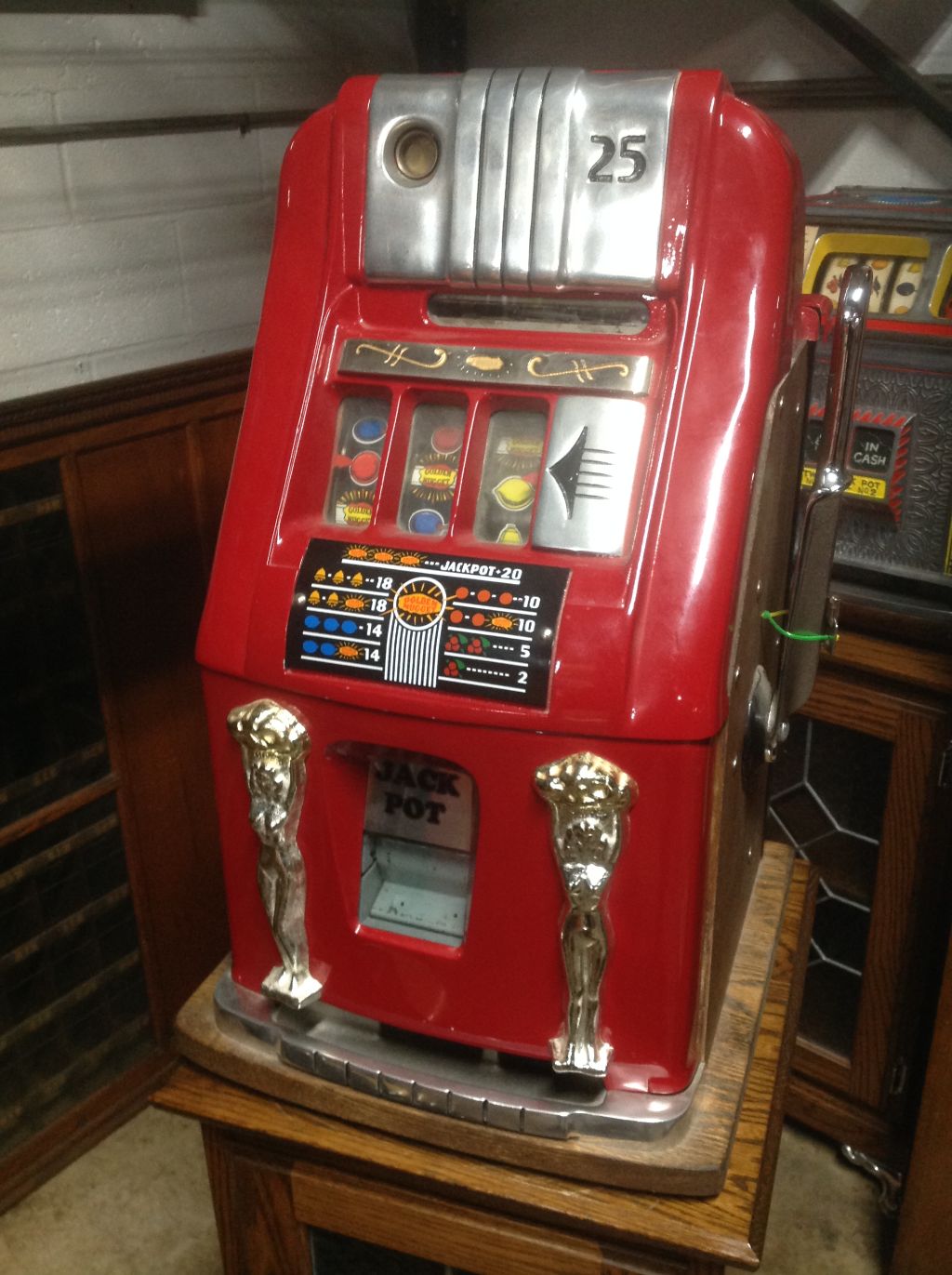 Mills 25 Cent Slot Machine « Obnoxious Antiques