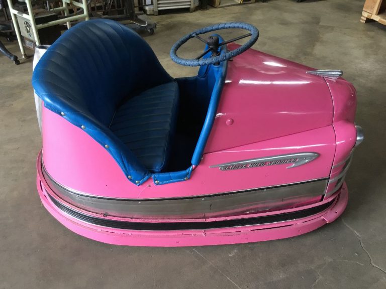 1950’s Midcentury Pink Lusse Amusement Park Bumper Car « Obnoxious Antiques