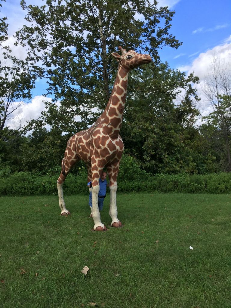Vintage Fiberglass Amusement Park Miniature Golf Giraffe « Obnoxious