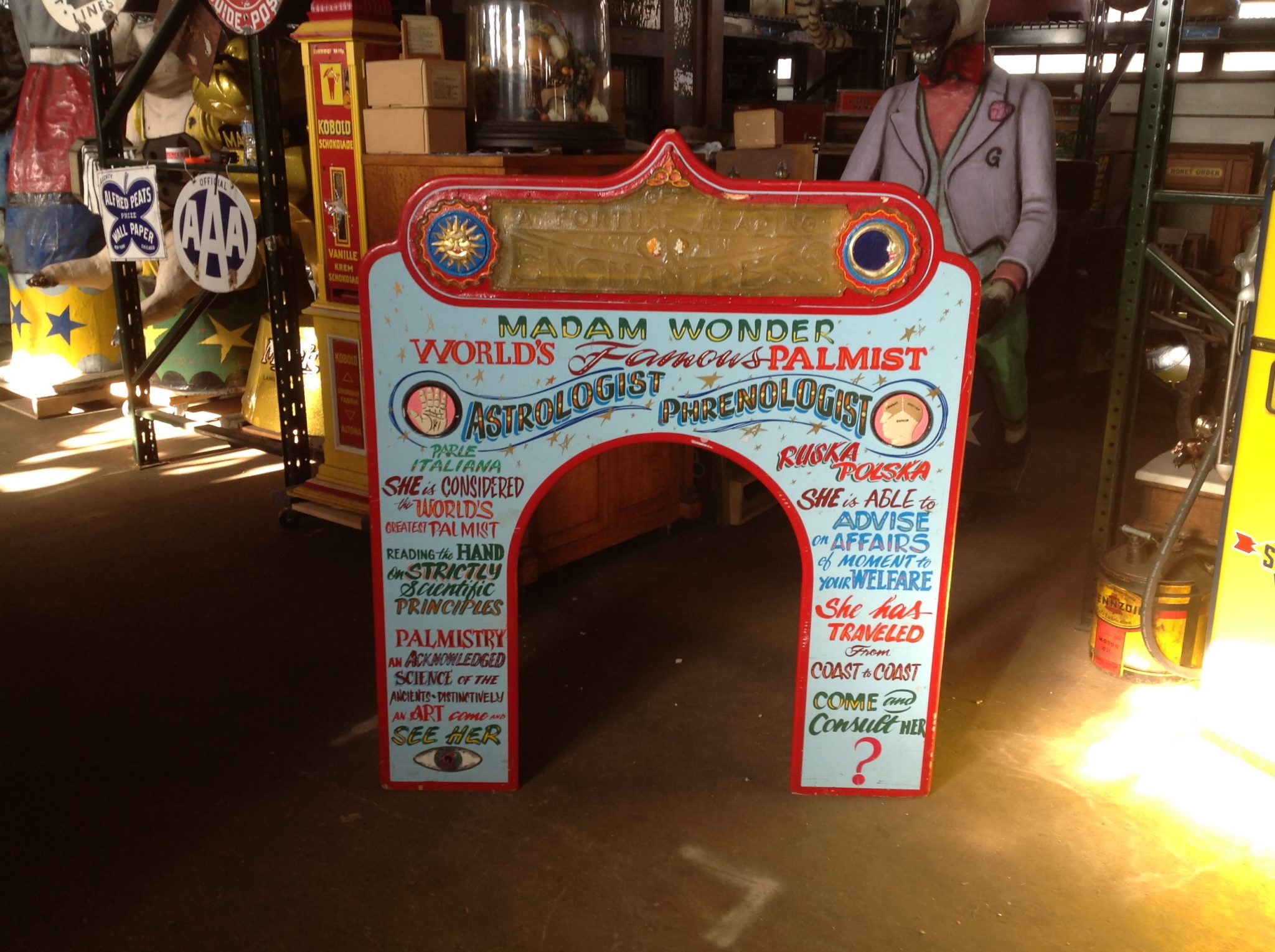 Vintage Traveling Carnival Fortune Teller Booth « Obnoxious Antiques